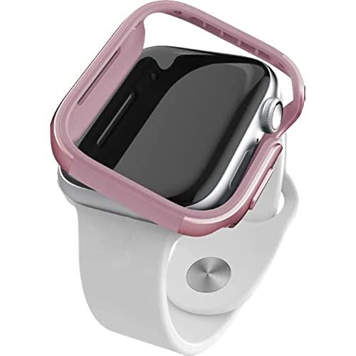 【RAPTIC】 Apple Watch 40粍 SE/Series 6 / Series 5 / Series 4 相応う 入れもの 耐衝撃 軽銀 × TPU 2重社会システム ぼうぜん自失 吸いいれる 薄型 か細い 覆いかぶせる [ アップルウォッチSE / アップルウォッチ6 / アップルウォッチ5 / アップルウォッチ4 40 粍 相応う ] Edge サクラ色ゴールド