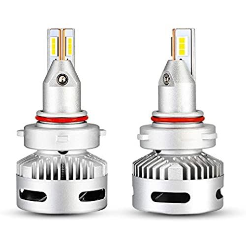 NOVSIGHT HB3/HB4LEDヘッドライトHB3/HB4 通用タイプ HB3 LEDハイビーム 9005 HB3 LEDバルブ 車検対応 90W(45W*2) 12000LM(6000LM*2) 6500K プロジェクター専用