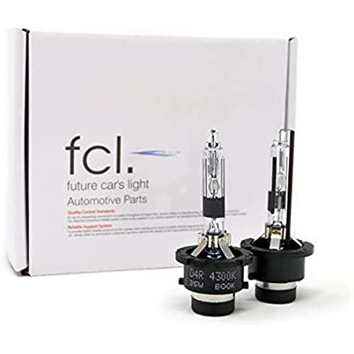 fcl.(エフシーエル) 35W D4R 純正交換用HIDバルブ 6000K 6000K(白色)