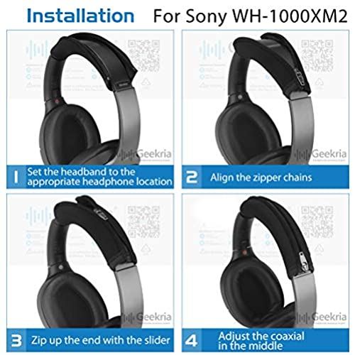 大人気新品 Geekria イヤーパッド ヘッドバンド カバー Sony ソニー Wh 1000xm2 Mdr 1000x 等ヘッドホン対応 交換 用 ヘッドホンパッド イヤークッション セット Savipharm Vn