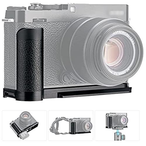 JJC MHG-XE4 グリップ バッテリーグリップ 富士フイルム Fujifilm Fuji X-E4 XE4 用 メタルハンドグリップ 電池交換が便利 底の1/4\