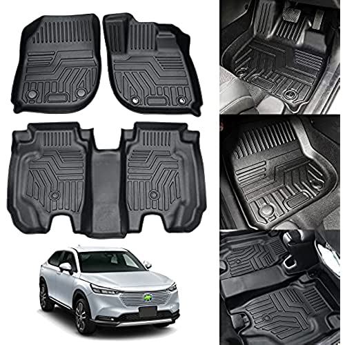 Cartist ホンダ 新型 ヴェゼル RV系 フロアマット 立体カーマット 車用 3Dフロアマット 立体構造 HONDA VEZEL RV3 RV4 RV5 RV6型 e:HEV 2021年4月～ 車種専用設計 防水 ...