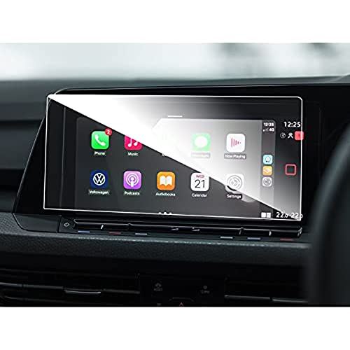 ruiya 強化ガラス フォルクスワーゲン専用 新型 ゴルフ8 golf8 カーナビ 保護フィルム 10インチ 汚れ防止 9H キズ防止 貼付簡単 カスタムパーツ ゴルフ8 カーナビ