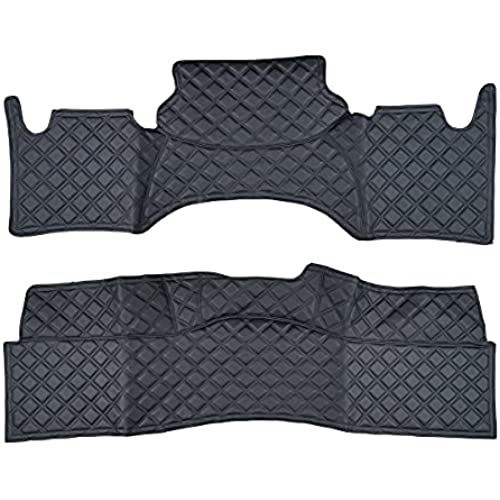 200系 ハイエース 標準ボディ フロント/リア デッキカバー SET 【ブラックステッチ】｜T.M.Bストア