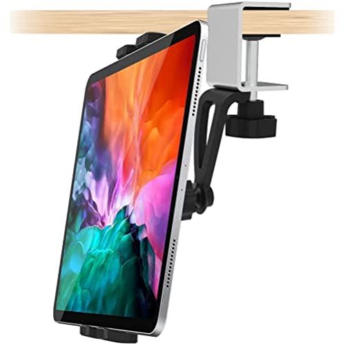woleyi タブレットスタンド アームクリップ式 取り付けクランプマウント 安定性 インストール簡単 角度調整可能 スマホ タブレット ホルダー キッチン/テーブル/デスク/卓上用 対応機種4-12.9インチデバイス ...｜T.M.Bストア
