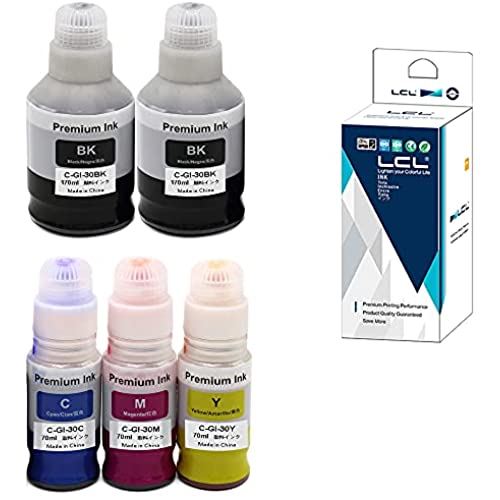 LCL Canon用 キャノン用 GI-30 GI-30PGBK GI-30BK GI-30C GI-30M GI-30Y (5パック 2ブラック シアン マゼンタ イエロー) 互換インクボトル 対応機種:G5030/G6030/G7030