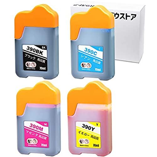 Canon GI-390 4個 互換インクボトル 【バウストア】G3310 / G1310