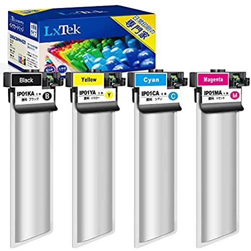 【LxTek】IP01A 取り替えっこインキ風呂敷き包み エプソン(Epson)用 IP01A 引き揚げ4色仕掛ける(IP01KA IP01CA IP01MA IP01YA) 大電気容量/言いあらわす検面調書/残量見せびらかす/個荷拵え PX-S885 PX-M885F PX-S884 PX-M884F