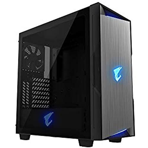 GIGABYTE AORUS C300 GLASS PCケース ミドルタワー ATX 強化ガラスウィンドウ GB-AC300G｜T.M.Bストア