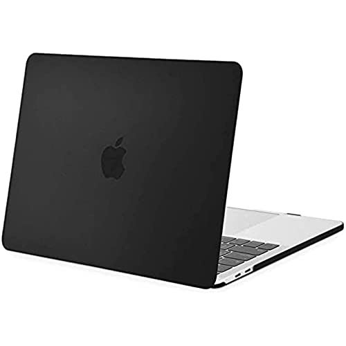 MOSISO 対応MacBook Pro 13 インチ用 ケース 2020 2019 2018 2017 2016 A2338 M1 A2289 A2251 A2159 A1989 A1706 A1708 付き/無しプラスチック ハードケース 保護 シェルカバー 傷防止 超薄型 軽量（ブラック)