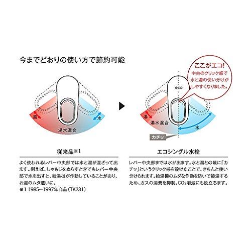 TOTO キッチン用水栓 寒冷地向け TKY231EZ 木材・建築資材・設備 ...