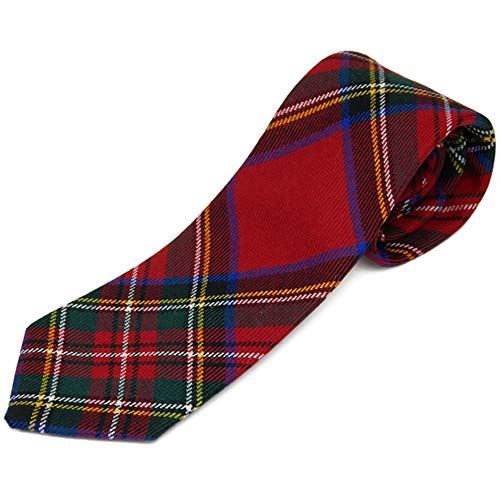 [ロキャロン] Lochcarron of scotland 英国スコットランド製 ネクタイ ウール タータンチェック 英国王室ご愛用 ロイヤルスチュアート