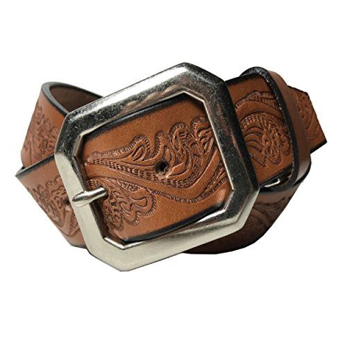 WING LEATHER 栃木レザーベルト 黒色 濃茶色 本革 牛革 メンズ 国産 クラフト カジュアル 40mm W002 ダークブラウン｜T.M.Bストア