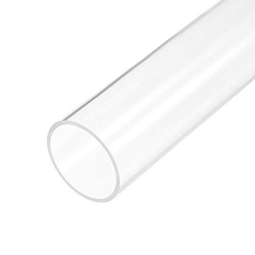uxcell クリアリジッドアクリルパイプ 115 mm内径 x 120 mm外径 x 305 mm 2.5 mm ウォールラウンドチューブチューブ｜T.M.Bストア