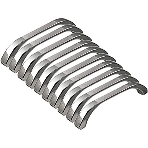 ステンレス 取っ手 ノブ キャビネット/家具/キャビネットの引き出しノブドアハンドル 手すり アンティーク 10個セット 64mm
