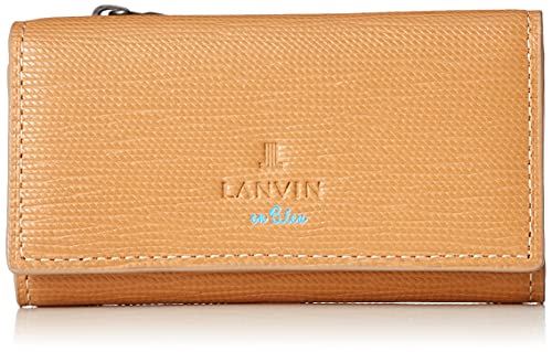 [ランバンオンブルー] キーケース LVB スタンパ小物 キャメル