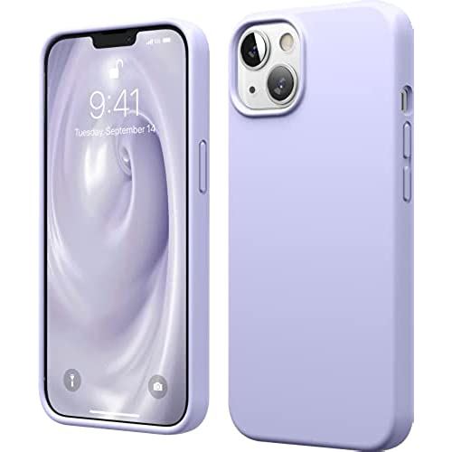 【elago】 iPhone13 対応 ケース 耐 衝撃 薄型 シリコン スマホケース 衝撃吸収 スリム 薄い シリコンケース カバー 耐衝撃 スマホカバー シンプル 携帯ケース [ Apple iPhone 13 / ... パープル