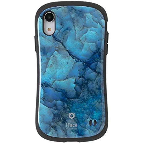 iFace First Class Marble iPhone XR ケース [ブルー]