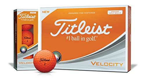 スーパーセール Titleist タイトリスト Velocity ベロシティ ゴルフボール 1ダース 12個入 オレンジ Fucoa Cl