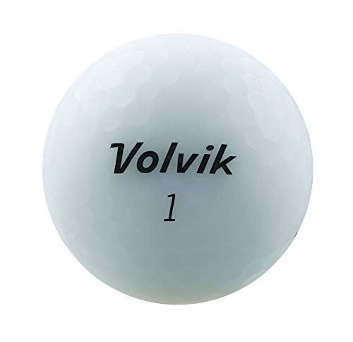 春夏新作モデル Volvik ボルビック ゴルフボール Vivid ビビッド 並行輸入品 3ピース 1ダース マットホワイト Fucoa Cl