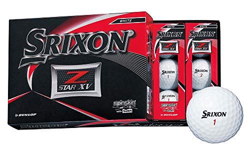 DUNLOP(ダンロップ) ゴルフボール SRIXON Z-STAR XV ゴルフボール 2019年モデル 1ダース(12個入り) ホワイト