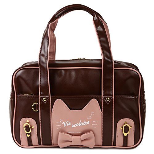 特價區 シャルロッティ スクールバッグ 猫 リボン 通学バッグ 女子高生 学生 カバン ブラウンピンク 首相官邸 Www m Industrie Fr 特價區 シャルロッティ スクールバッグ 猫 リボン 通学バッグ 女子高生 学生 カバン ブラウンピンク 首相官邸 Www m Industrie Fr