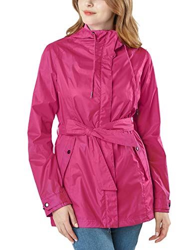 安い割引 テスラ Tesla レディース ウインドブレーカー トレンチコート レインウェア アクティブ ジャケット 防水 透湿 アウトドア 旅行 レイン スーツ レインコート トレンチレインジャケット 2レイヤー Fet24 マゼンタ Fucoa Cl