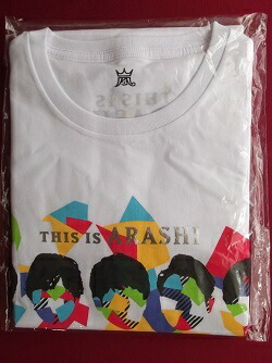 楽天市場】新品 嵐 ロゴTシャツ ホワイト メンズサイズ ARASHI