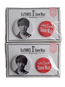 楽天市場】新品 ラウール Snow Man 缶バッジセット SixTONES Snow Man