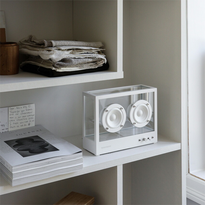 TRANSPARENT スモール トランスペアレント スピーカー ホワイト スモール トランスペアレントスピーカー / ホワイト TPS-02TRANSPARENT