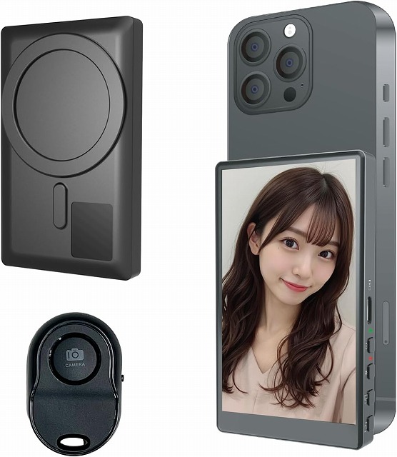 自撮りモニター モバイル電話 スクリーン モニター 小型モニター ライブ配信 自撮りモニター モバイル電話 スクリーン モニター 小型モニター