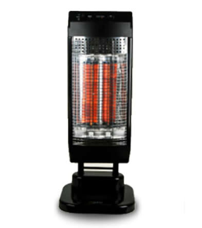 【楽天市場】[新品アウトレット] apro カーボンヒーター 縦横回転可能 600W KWA-HC2600-K ブラック：とーるりーすの ...