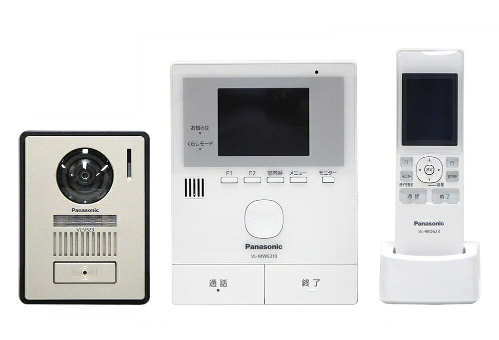 楽天市場】パナソニック VL-SWE750KS テレビドアホン ワイヤレス