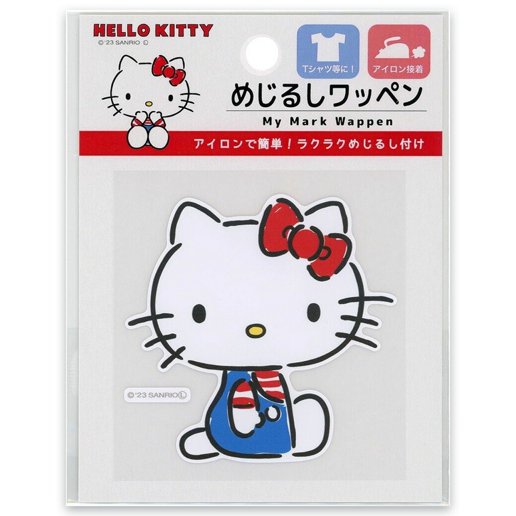 希少 レア サンリオ HELLO KITTY キティ ワッペン レトロ 日本製 ワッペン 『サンリオ ワッペン ハローキティ BC13』 PIONEER