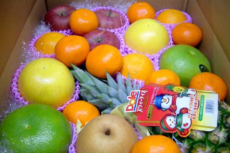 果物セット　果物屋さんの旬のフルーツセット 約4kg　【冬】　福袋 フルーツギフト お見舞い【ラッキーシール対応】