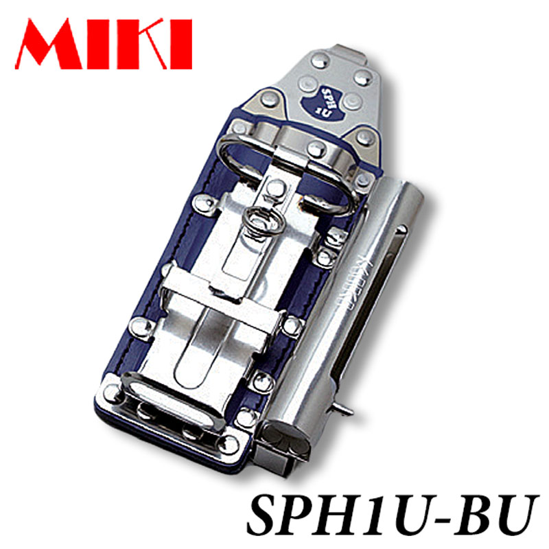 【三貴MIKIBX】【本革SPHケース】BXハッカーケースSPH1URE・BU4連ハッカー・カッター・チョーク(マーカー)・折尺マーカー三菱PX-30など赤皮・青皮