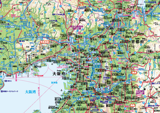 楽天市場 近畿全図 地図 ポスター ｂ1判 21年最新版 表面ビニールコーティング加工 水性ペンが使えます 地図の店とうぶんしゃ 楽天市場店