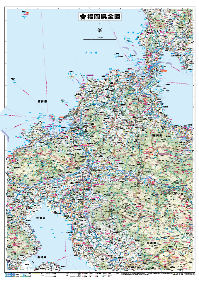人文 地歴 哲学 社会 千葉県 白地図ｂ０判福岡県全図ポスター 地図の店とうぶんしゃ 店大きい 福岡県 地図 インテリア地図 壁掛け 会議室 役員室 送料無料