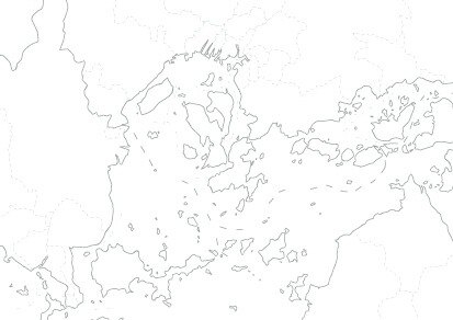 楽天市場 中国四国白地図パネル ｂ０判 地図の店とうぶんしゃ 楽天市場店