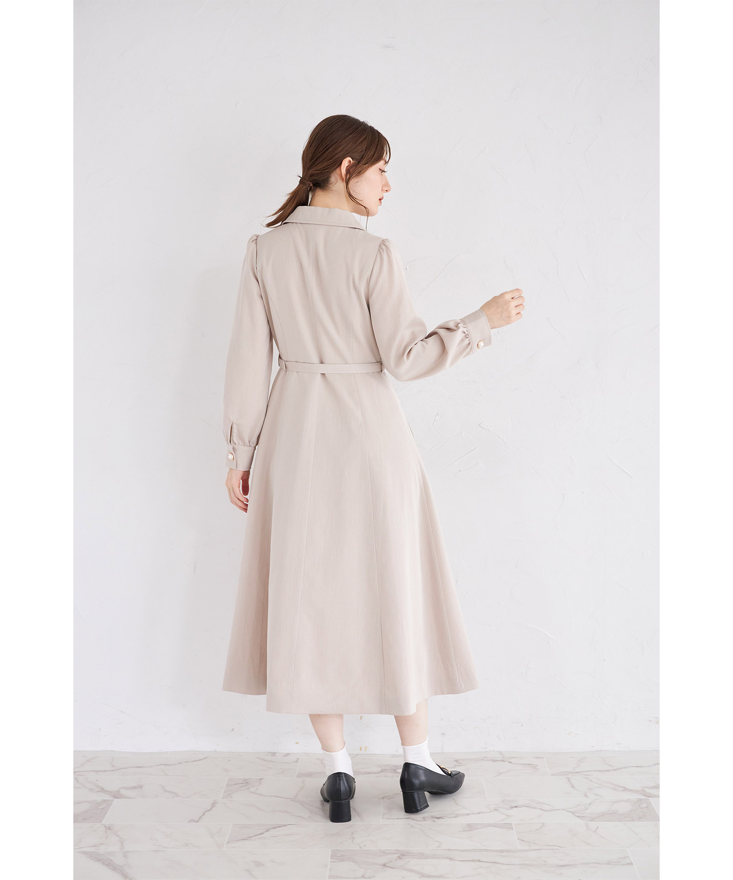 楽天限定】トレンチワンピース【ninaty ニナティ】tocco closet(トッコ