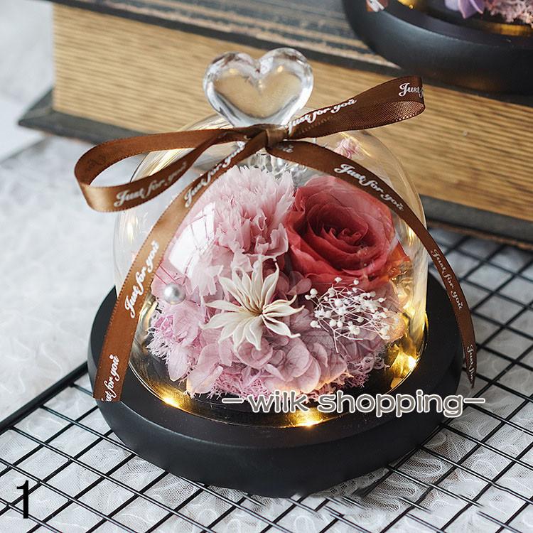 プリザーブドフラワー 花材 差し上げ物 母の日 生まれ落ちる日 お花 差し上げ物 お花 薔薇 枯れない花 格好のいい プリザーブドフラワー ガラスド
