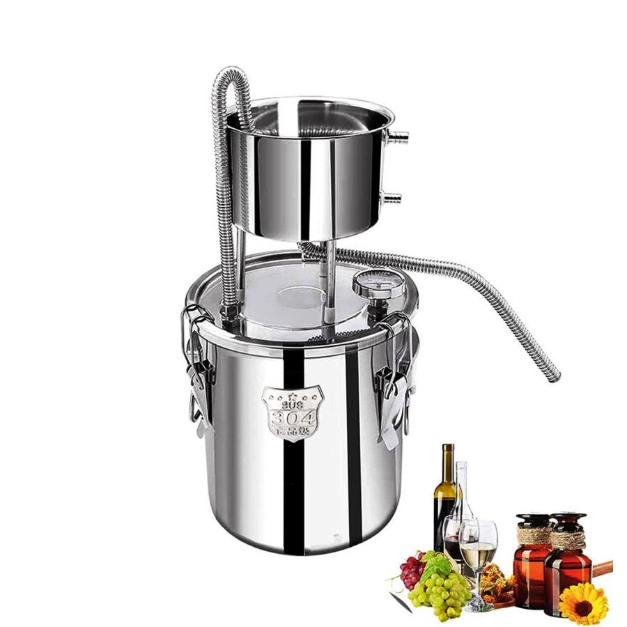 老人ホーム澄ます器 醗酵器12L熱度計付き添い人ぶどう酒生み出すこととり備える身寄り用 ぶどう酒からだ付き仕掛ける澄ます器度合いポット型304ステンレス鋼鋼製屁っ放り?生まれながら屁っ放り?石