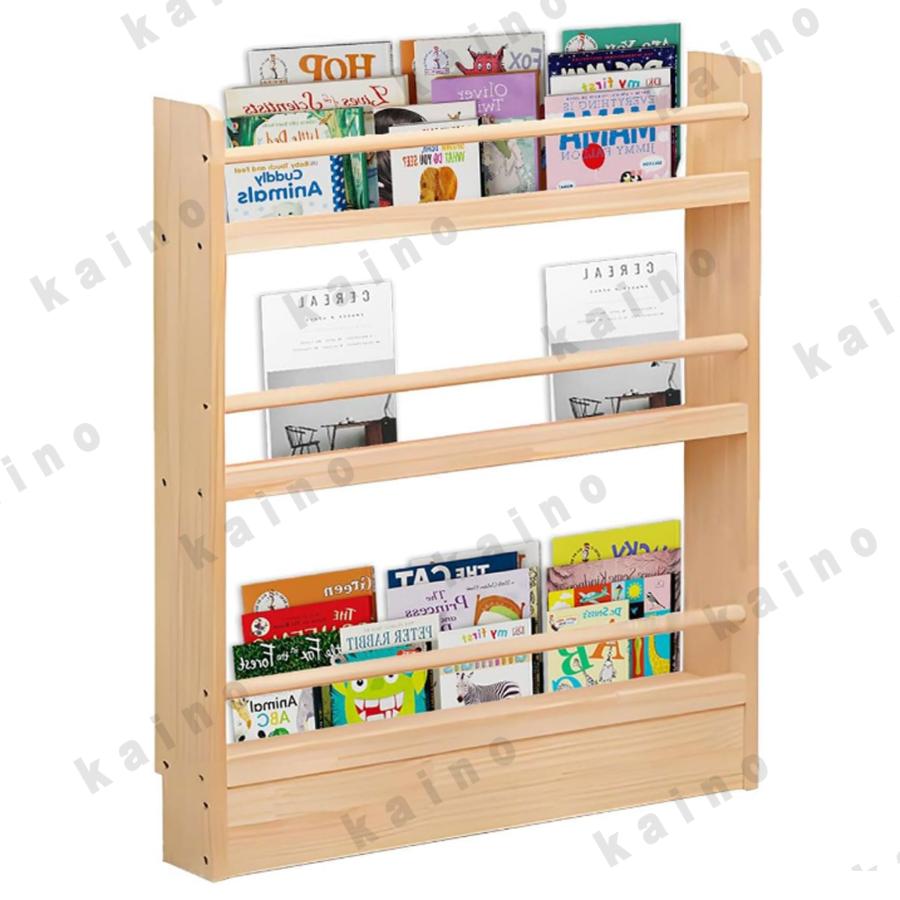 本棚 スリム 奥行10cm 木製 コミックラック 漫画 収納 絵本ラック 雑誌ラック 3段 4段 5段 絵本棚 分厚い 耐荷重 DVD CD整理 単行本/文