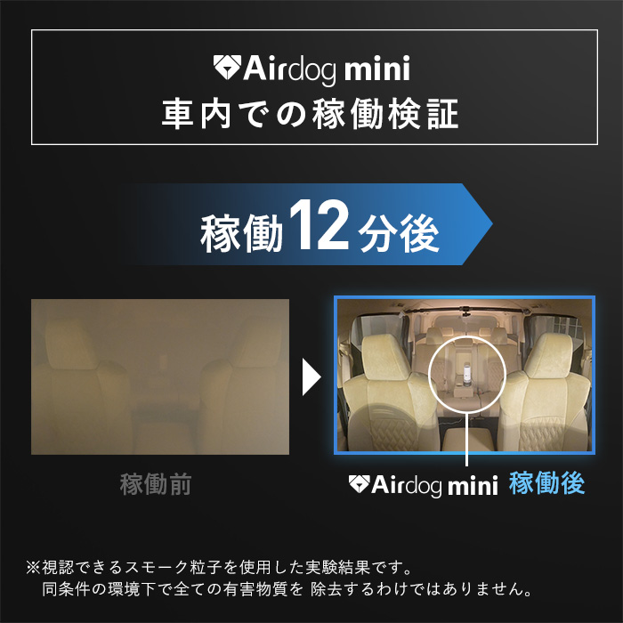 公式ストア】Airdog mini エアドッグ ミニ 空気清浄機｜ホワイト