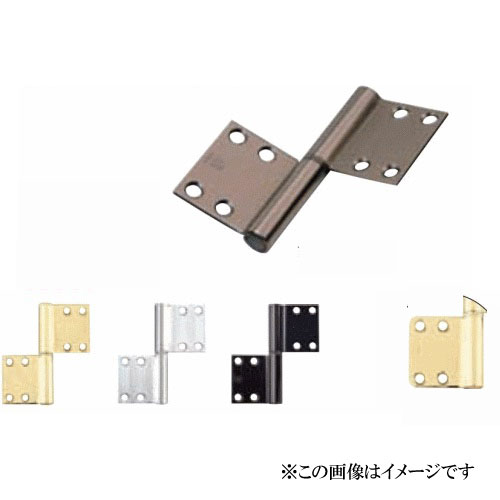 ベスト ノイズレス旗蝶番(面付型)　No.195A　仕上色:ピンクゴールド / 1枚 (丁番 蝶番 ヒンジ ドア 交換 株式会社ベスト）