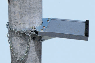 C★ 中古 藤井電工 ツヨロン ポールネット FN-15型 電柱 落下物防止網 折畳み式 柱上作業に 藤井電工 ツヨロン ポールネット(開閉式・アーム1.5m): 他:FN-15