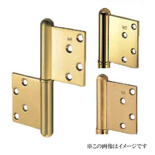 シロクマ 白熊印・BB-105　キャノン異形旗丁番（真鍮） 127x102ｘ4.0