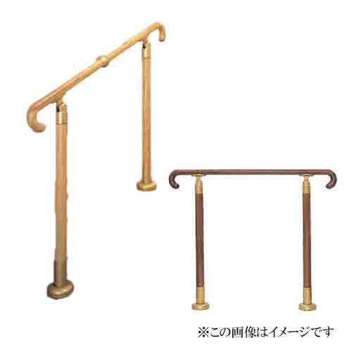 シロクマ 白熊印・玄関用手すり GK-102 高さ750mm (手摺 てすり バリアフリー 介護 リフォーム 玄関)|Toda-Kanamono