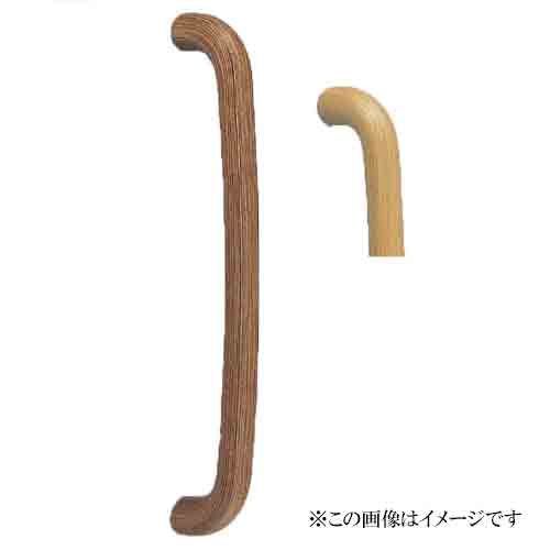 シロクマ 白熊印・ドアー取手 No.219 ウッドユビキタス取手　仕上：ウッド