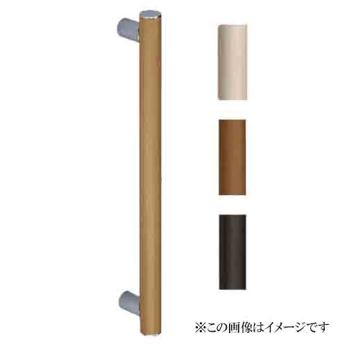 シロクマ 白熊印・ドアー取手 No.223 アイアンウッド丸形取手